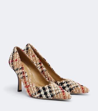 Burberry Check bouclé pumps | Burberry