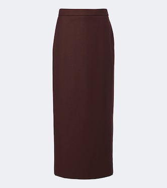 Virgin wool maxi skirt | Max Mara