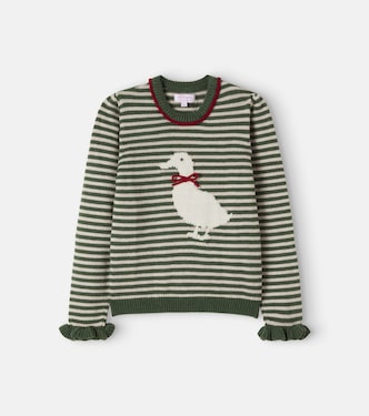 Matilde striped wool-blend sweater | La Coqueta