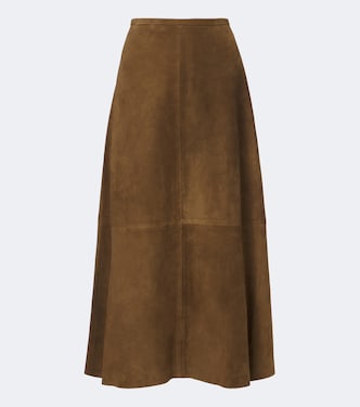 Helius suede midi skirt | Joseph