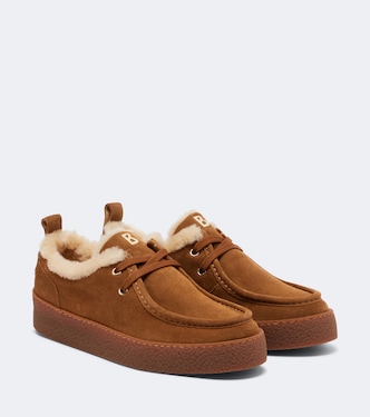 Lucerne shearling-lined suede sneakers | Bogner