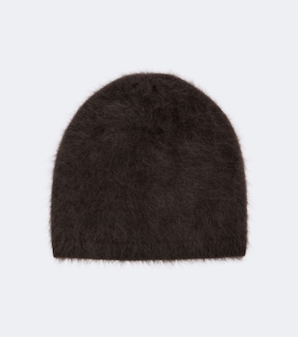Brushed cashmere beanie | Lisa Yang
