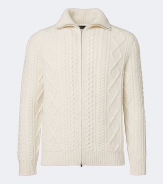 Mr Walter cable-knit cashmere cardigan | Arch4