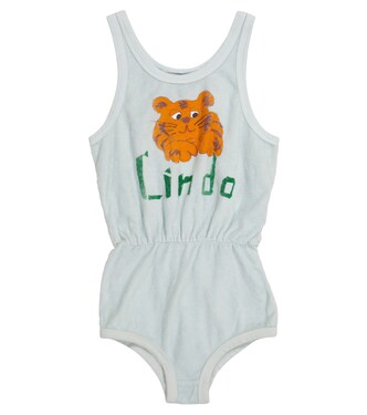 Squirrel cotton-blend bodysuit | The Animals Observatory