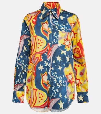 x No Vacancy Inn printed cotton shirt | Marni