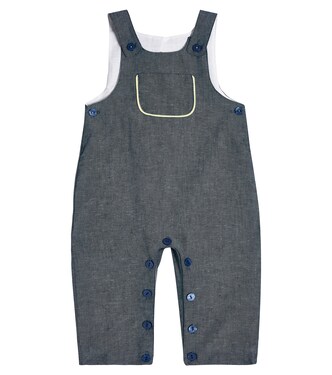 Baby linen and cotton overalls | La Coqueta