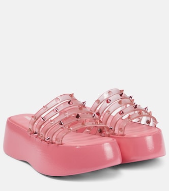 x Melissa Becky Punk platform slides | Jean Paul Gaultier