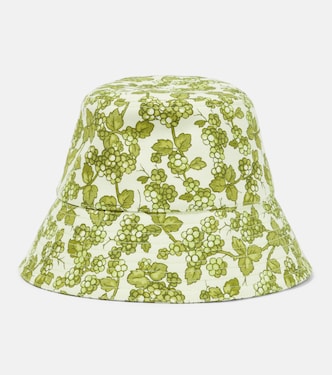 Printed canvas bucket hat | Etro