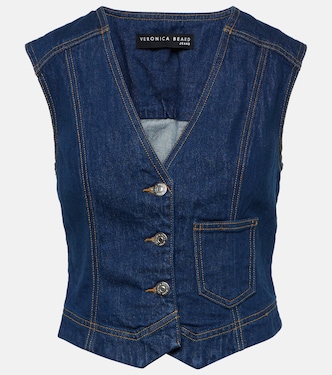 Valeria denim vest | Veronica Beard