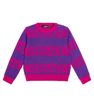 Baby - Pullover in lana Versace Allover | Versace Kids