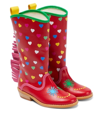Printed fringed cowboy boots | Stella McCartney Kids
