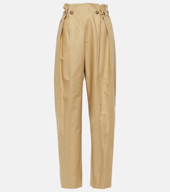 Pantalon droit en coton | Victoria Beckham