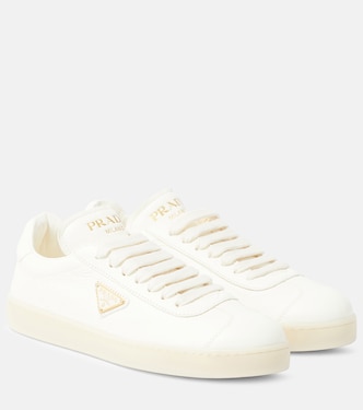 Lane leather sneakers | Prada
