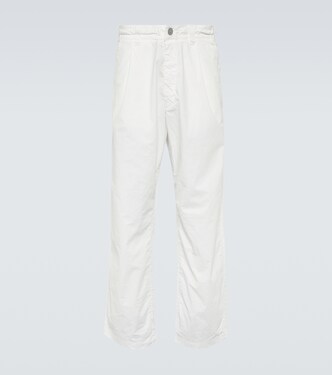 Marina cotton straight pants | Stone Island