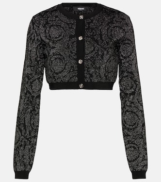 Barocco cropped cardigan | Versace