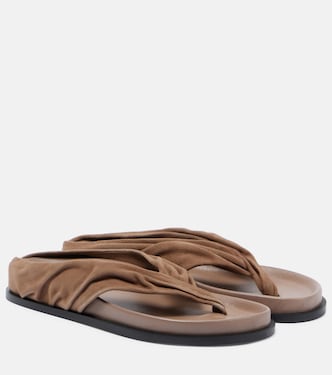 Shaw suede thong sandals | A.Emery