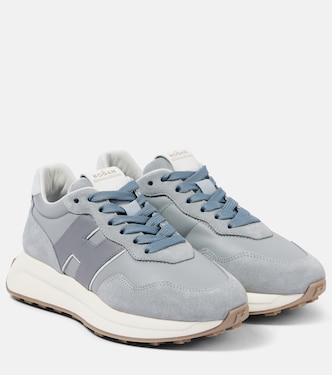 H641 suede and leather sneakers | Hogan