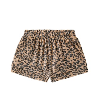 Lumière leopard-print shorts | Oséree Kids