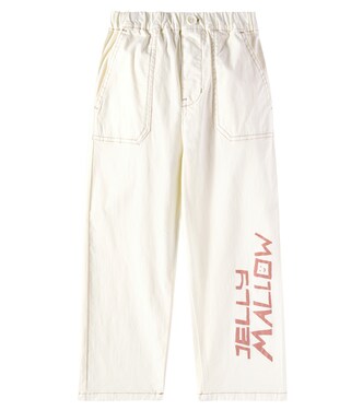 JM cotton-blend straight pants | Jellymallow