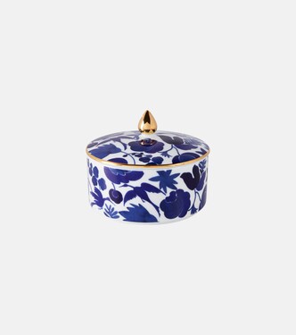 Wildbird Blu porcelain container | La DoubleJ