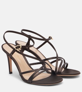 Sandalen aus Satin | Gianvito Rossi