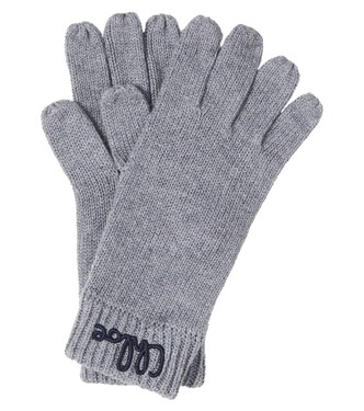 Embroidered cotton and wool gloves | Chloé Kids