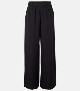 Bonn crêpe de chine wide-leg pants  | Max Mara