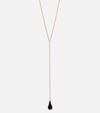 Onyx gold-plated necklace | Toteme