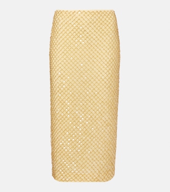 Allora beaded midi skirt | Veronica Beard