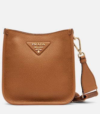 Mini leather shoulder bag | Prada