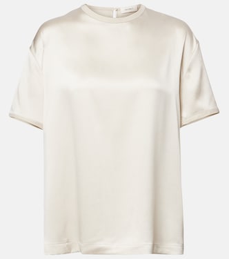 Silk satin T-shirt | Lisa Yang