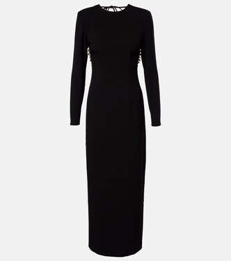 Sequined open-back crêpe maxi dress | Rotate