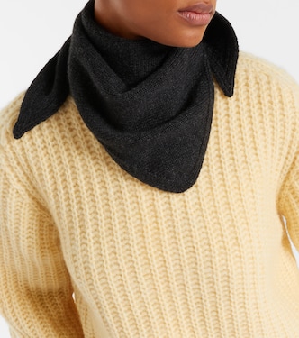 Mentas cashmere scarf in grey - The Row | Mytheresa