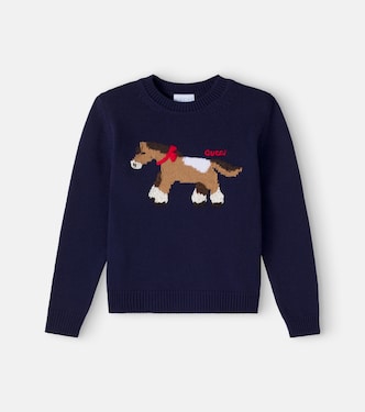 Intarsia wool sweater | Gucci Kids