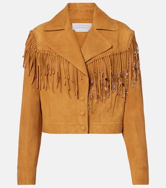 Azra embellished fringed suede jacket | Gabriela Hearst