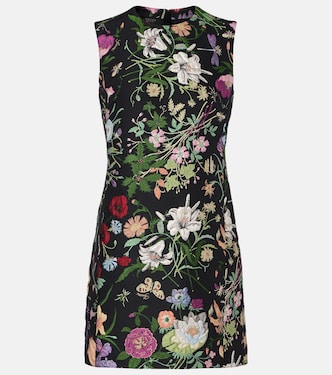 Minikleid Gucci Flora aus Brokat | Gucci