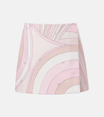 Iride silk twill miniskirt | Pucci