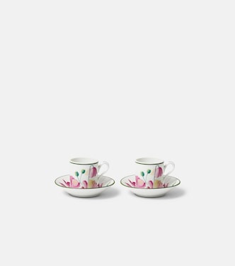Impero set of 2 coffee cups and saucers | Ginori 1735
