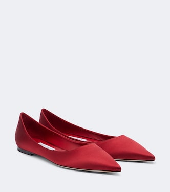 Ballerines Love en satin | Jimmy Choo