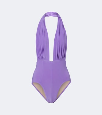 Wonderwoman Mio halterneck swimsuit | Norma Kamali