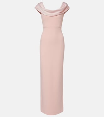 Robe Adele à finitions en satin | Solace London