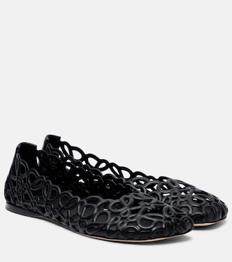 Ballerinas Petal Anagram aus Leder | Loewe