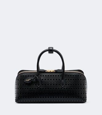 Delta Medium Vienne leather top-handle bag | Alaïa