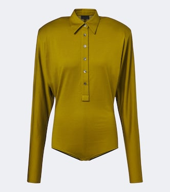Wool-blend bodysuit | Mugler