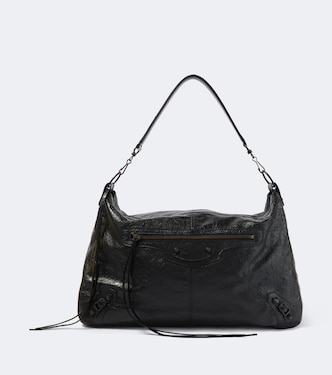 Le City Moto leather shoulder bag | Balenciaga