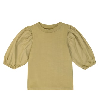 Rica puff-sleeve cotton top | Molo