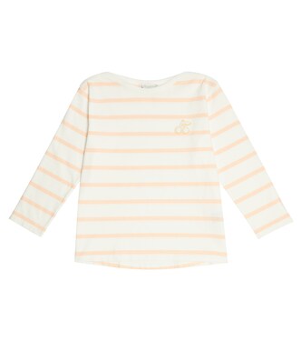Breton-striped cotton top | Bonpoint