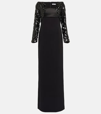 Robe Liza aus Crêpe | Safiyaa