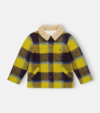 Baya wool-blend tartan coat | Bonpoint