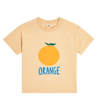 Orange cotton T-shirt | Jellymallow